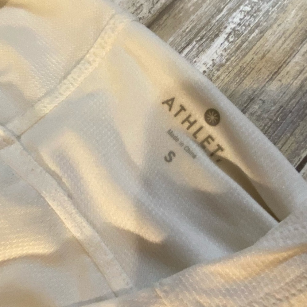 Athleta Hoodie White Sz Small - Picture 4 of 10